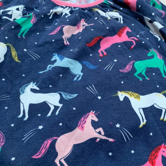 Mini Boden Girls’ Rainbow Unicorn Tunic Dress w/Pockets Size 3-4 - Picture 5 of 5